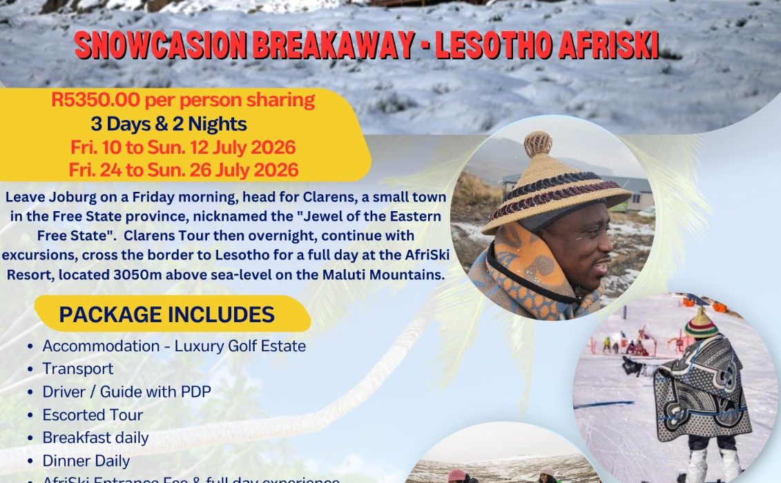 Snowcasion Breakaway – Lesotho AfriSki (3 Days & 2 Nights)